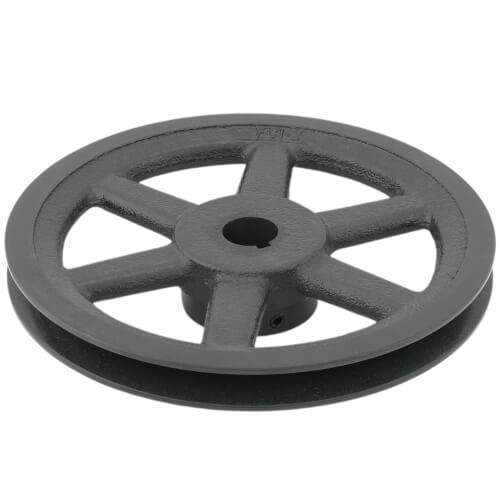 Main product image of 1 Groove Cast Iron Fixed Bore Sheave w/ 1" Bore, 6.95" OD