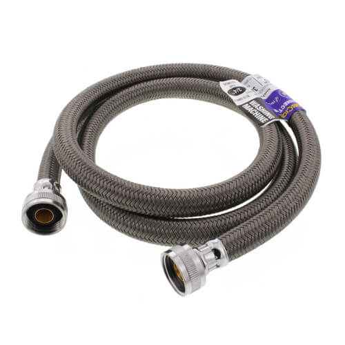 Main product image of 3/4" x 5' Washing Machine Braided Hose Connector