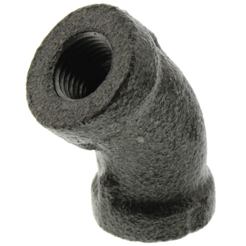 Main product image of 1/8" Black 45° Elbow
