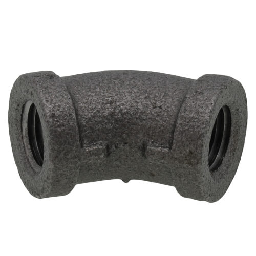 Main product image of 1/4" Black 45° Elbow