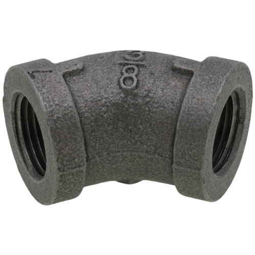 Main product image of 3/8" Black 45-Degree Elbow