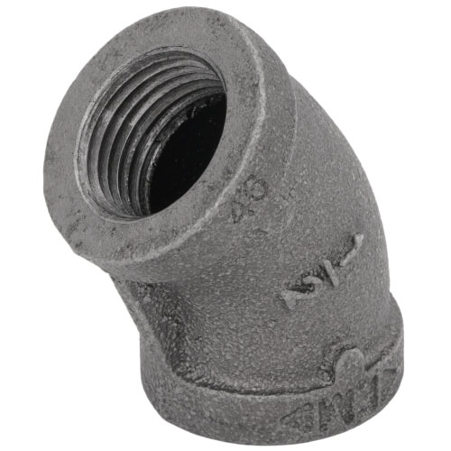 Main product image of 1/2" Black 45-Degree Elbow