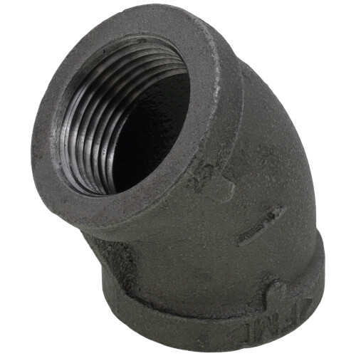 Main product image of 1" Black 45-Degree Elbow