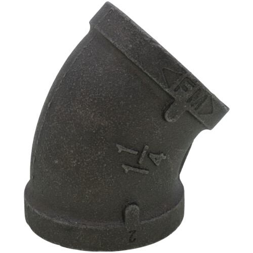 Main product image of 1-1/4" Black 45-Degree Elbow