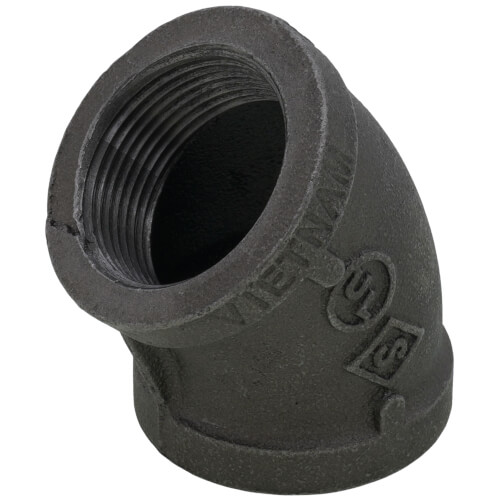 Main product image of 1-1/4" Black 45-Degree Elbow