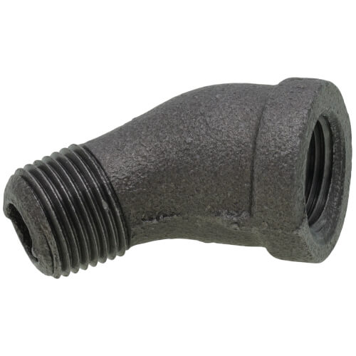 Main product image of 3/8" Black 45-Degree Street Elbow
