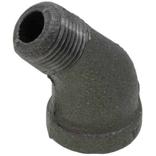 Main product image of 3/8" Black 45-Degree Street Elbow