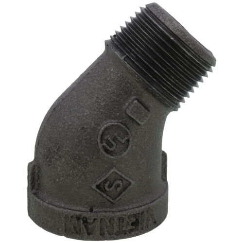 Main product image of 3/4" Black 45-Degree Street Elbow