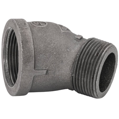 Main product image of 1-1/4" Black 45-Degree Street Elbow