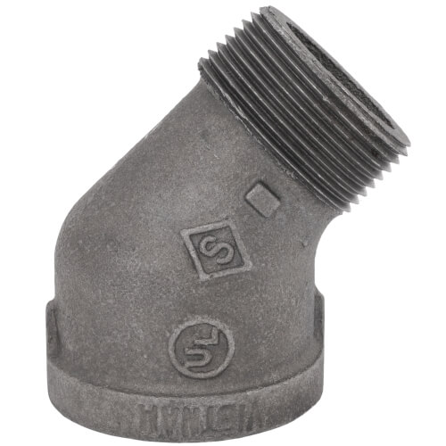 Main product image of 1-1/4" Black 45-Degree Street Elbow