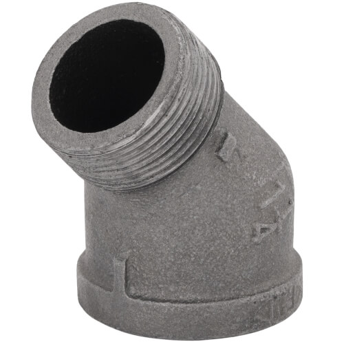 Main product image of 1-1/4" Black 45-Degree Street Elbow