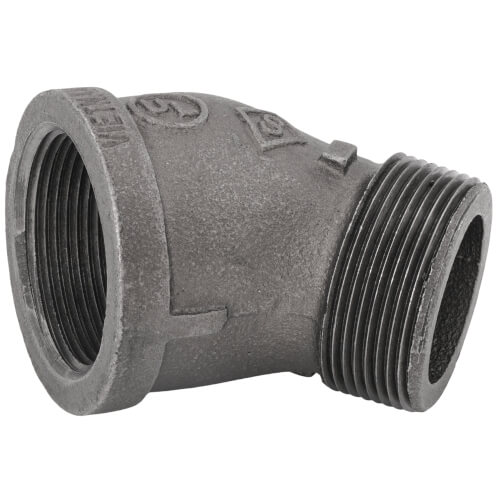 Main product image of 1-1/2" Black 45-Degree Street Elbow
