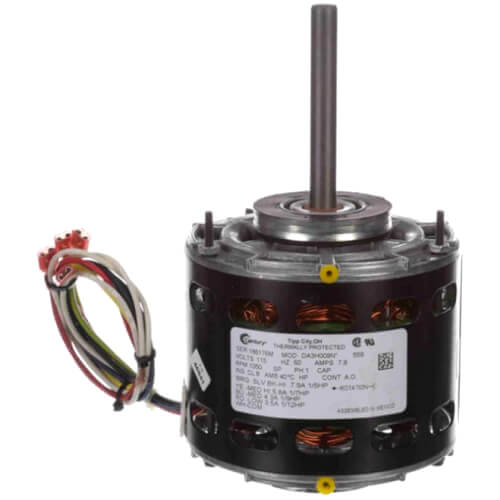 Main product image of 5" 4-Speed Single Shaft Open Fan/Blower Motor (115V, 1050 RPM, 1/6-1/8-1/10-1/12 HP)