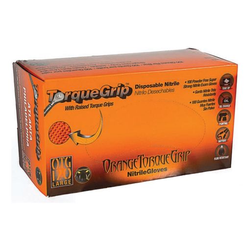 Main product image of Black Mamba Nitrile Gloves, Torque Grip, XL (Orange)(Box of 100)