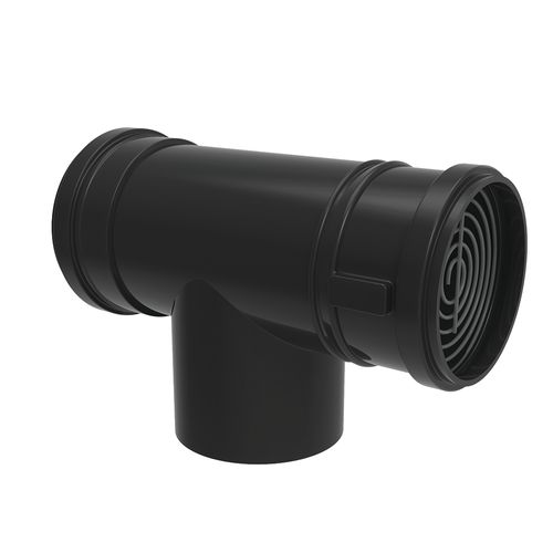Main product image of 3" PolyPro Black UV Resistant Termination Tee 