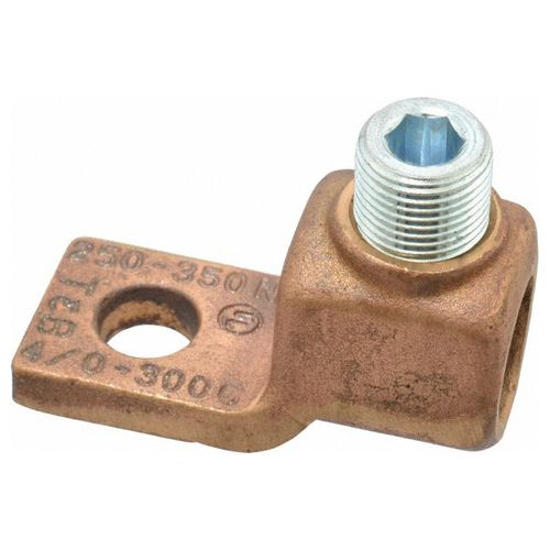 Main product image of Locktite Copper 1-Hole Lug for Conductor Range 4/0 AWG - 300 kcmil or 250 - 300 NAVY, 1/2" Bolt, 31013