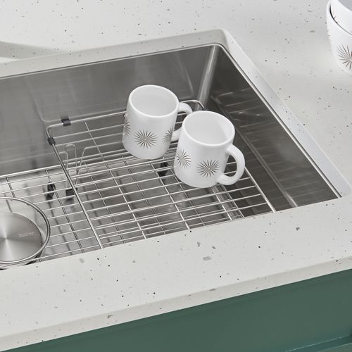 Main product image of Stainless Steel Elevated Sink Grid for Quatrus Ergon, Cerana 33" and Cuvee 32" Super Single Sinks, 231608