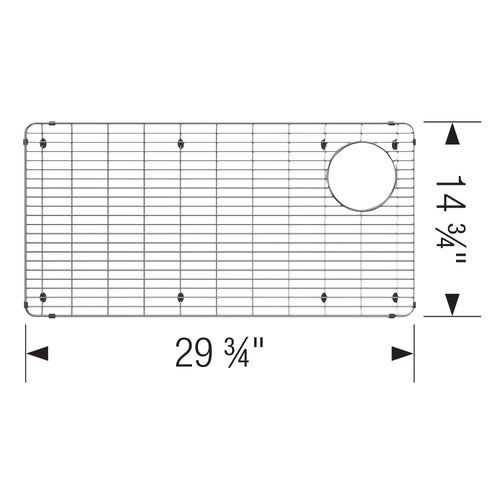 Main product image of Stainless Steel Sink Grid for Formera 33" Super Single Sink, 237681