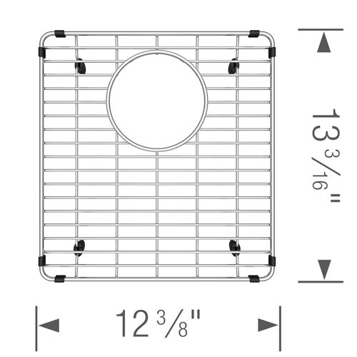 Main product image of Stainless Steel Sink Grid for Vintera 50/50 Sink, 239955