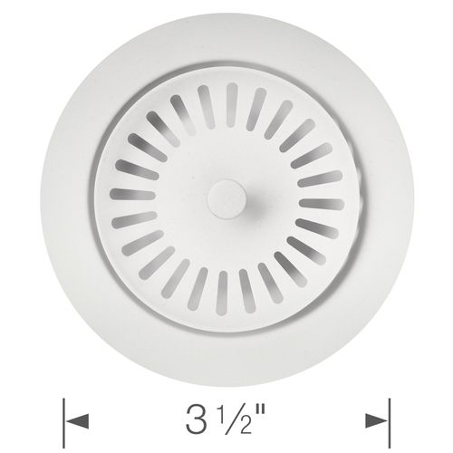 Main product image of Color-Coordinated Metal Basket Strainer (White)