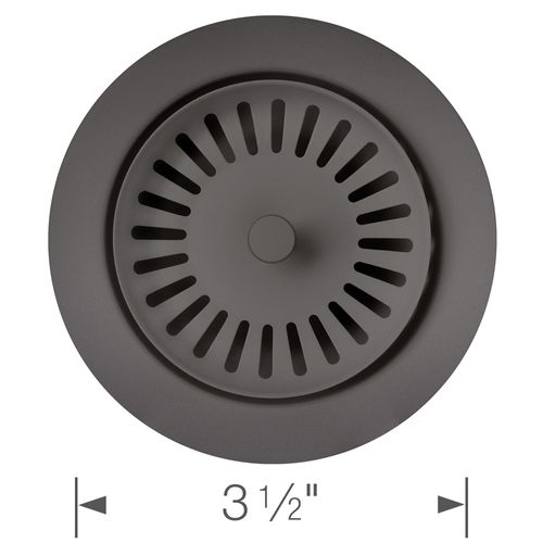 Main product image of Color-Coordinated Metal Basket Strainer (Cinder)