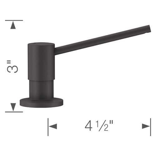 Main product image of Torre Soap Dispenser - Cinder, 401449