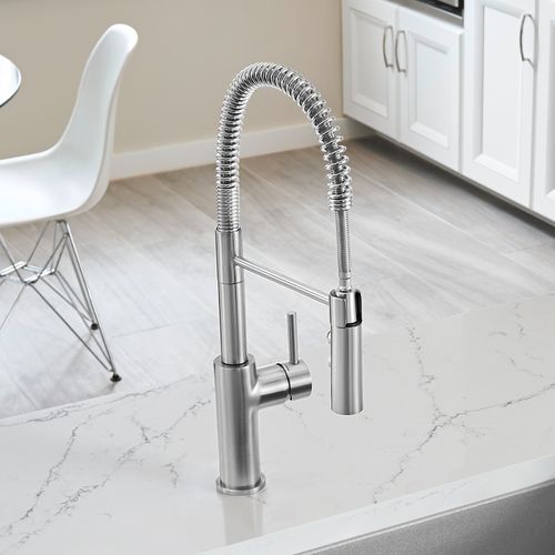 Main product image of Catris Semi-Pro Pull-Down Dual-Spray Kitchen Faucet (PVD Steel), 401918