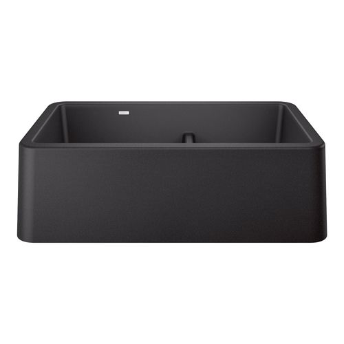 Main product image of Ikon SILGRANIT 33" Double Bowl Apron-Front Farmhouse Sink with Low Divide - Anthracite, 402322