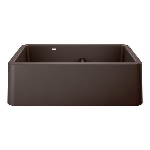 Main product image of Ikon SILGRANIT 33" Double Bowl Apron-Front Farmhouse Sink with Low Divide - Café, 402323