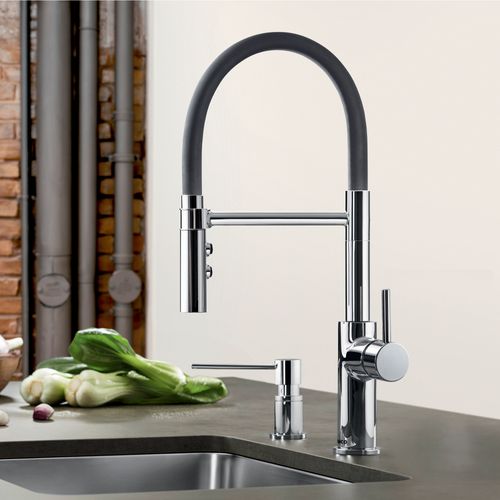 Main product image of Catris Flexo Semi-Pro Pull-Down Dual-Spray Kitchen Faucet - Chrome, 402447