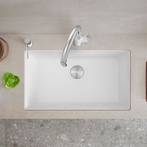 Main product image of Precis SILGRANIT 32" Super Single Undermount Kitchen Sink (White)