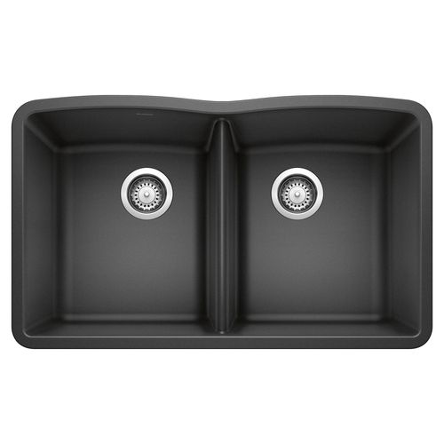 Main product image of Diamond SILGRANIT 32" 50/50 Double Bowl Undermount Kitchen Sink - Anthracite, 440184