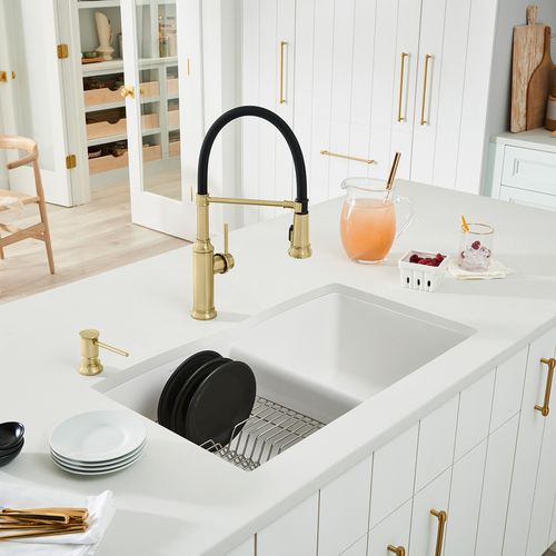 Main product image of Diamond SILGRANIT 32" 50/50 Double Bowl Undermount Kitchen Sink - White, 440185