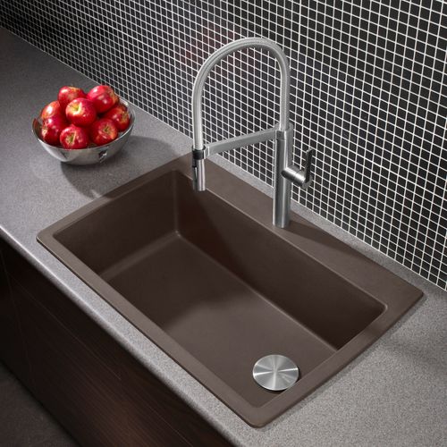Main product image of Diamond SILGRANIT 33.5" Super Single Dual Mount Kitchen Sink - Café, 440192