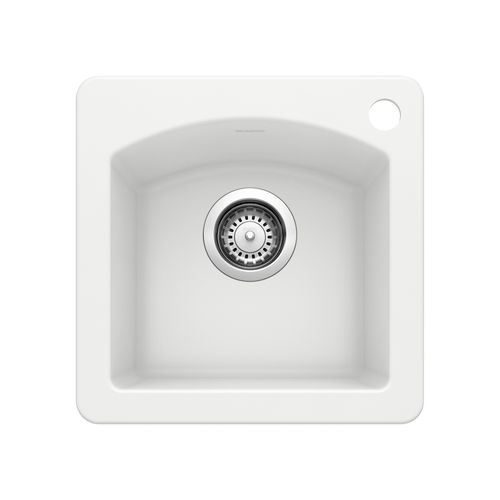 Main product image of Diamond SILGRANIT 15" Dual Mount Bar Sink - White, 440205