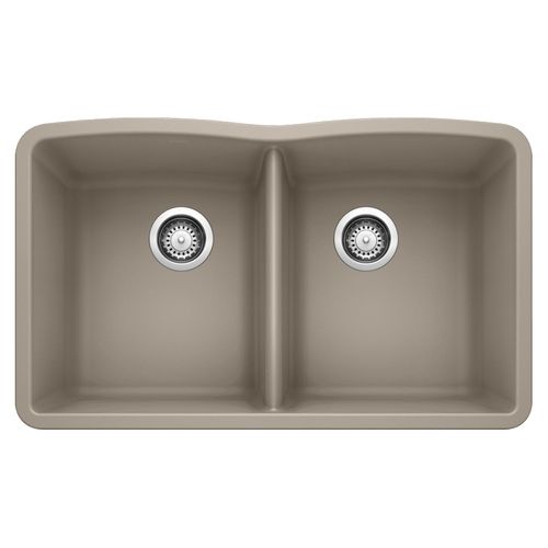 Main product image of Diamond Equal 32-1/16" x 19-3/8" Double Bowl Kitchen SInk (Truffle)