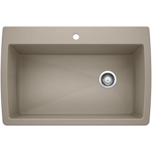 Main product image of Diamond SILGRANIT 33.5" Super Single Dual Mount Kitchen Sink - Truffle, 441287