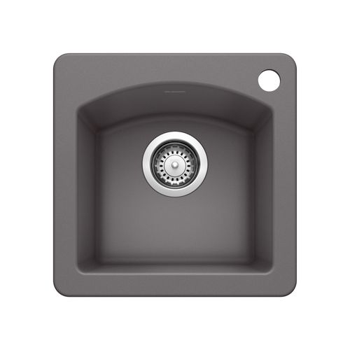 Main product image of Diamond SILGRANIT 15" Dual Mount Bar Sink - Cinder, 441477