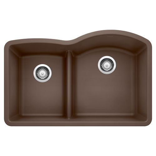 Main product image of Diamond SILGRANIT 32" 40/60 Reverse Double Bowl Undermount Kitchen Sink with Low Divide - Café, 441609