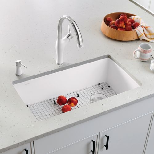 Main product image of Diamond SILGRANIT 33" Super Single Undermount Kitchen Sink (White)