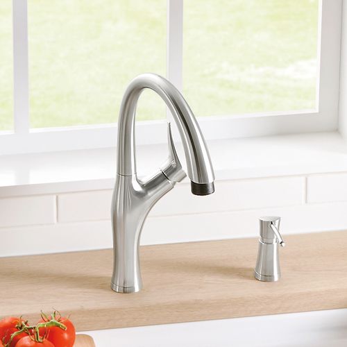 Main product image of Artona Pull-Down Dual-Spray Kitchen Faucet - PVD Steel, 442037