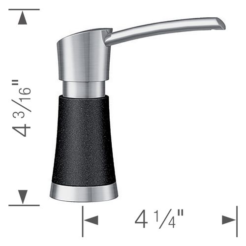 Main product image of Artona Soap Dispenser - PVD Steel/Anthracite, 442049