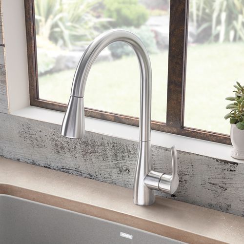 Main product image of Atura Pull-Down Dual-Spray Kitchen Faucet - PVD Steel, 442208