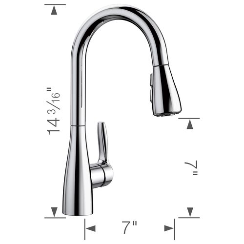 Main product image of Atura Pull-Down Dual-Spray Bar Faucet - Chrome, 442209