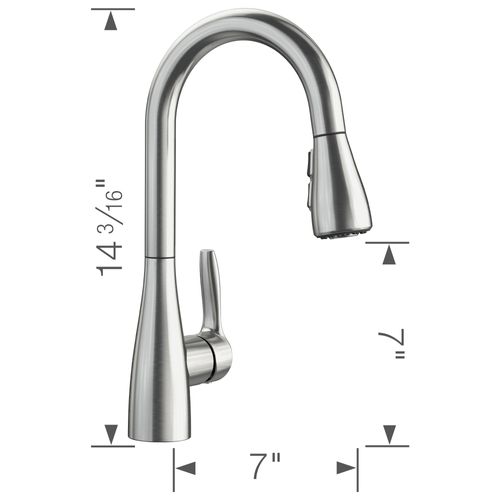 Main product image of Atura Pull-Down Dual-Spray Bar Faucet - PVD Steel, 442210