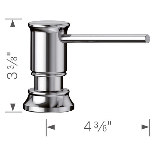 Main product image of Empressa Soap Dispenser - Chrome, 442516