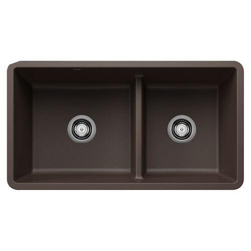 Main product image of Precis 33" x 18" Reversible Kitchen Sink w/ 1-3/4" Low Divide (Cafe Brown)