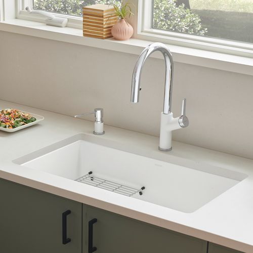 Main product image of Precis SILGRANIT 30" Single Bowl Undermount Kitchen Sink (White)