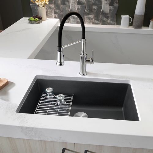 Main product image of Precis SILGRANIT 30" Single Bowl Undermount Kitchen Sink  (Anthracite)