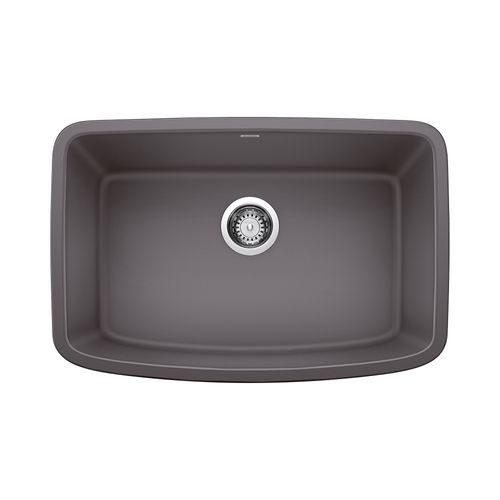 Main product image of Valea SILGRANIT 27" Single Bowl Undermount Kitchen Sink - Cinder, 442548